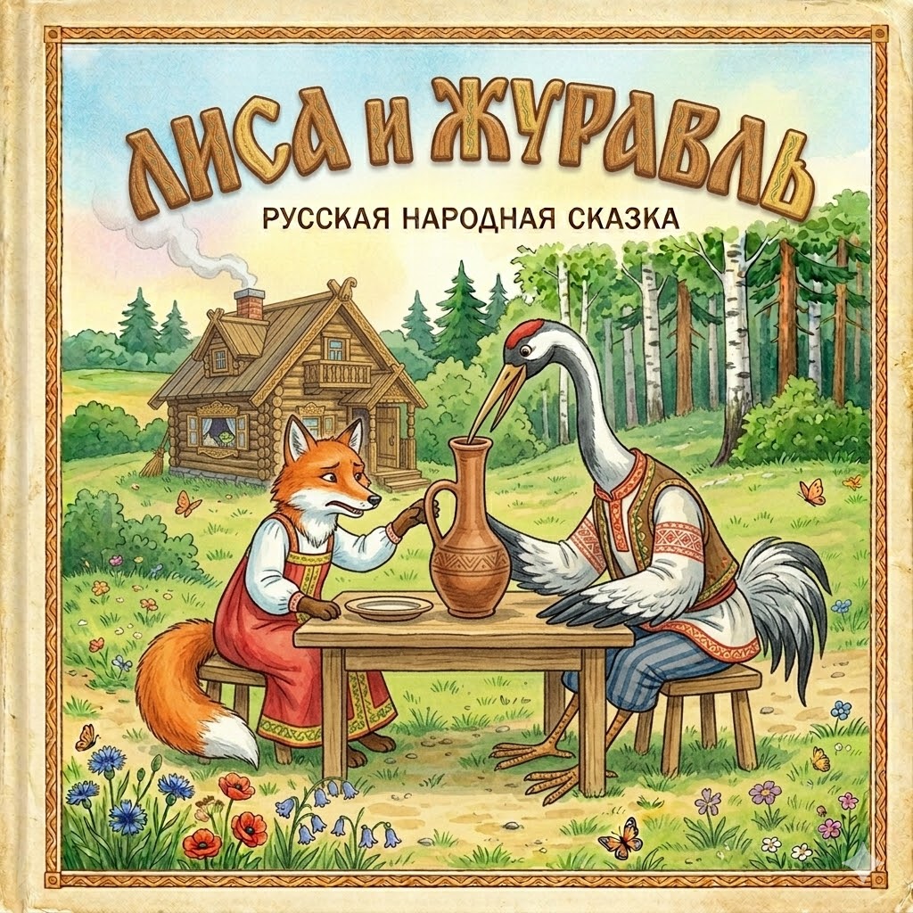 Лиса и журавль